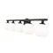 Z-Lite Neoma Vanity, 5-Light, 38.25 In.W x 6.75 In.L x 7.25 In.H, Matte Black/Opal Etched 1100-5V-MB - alternate 4